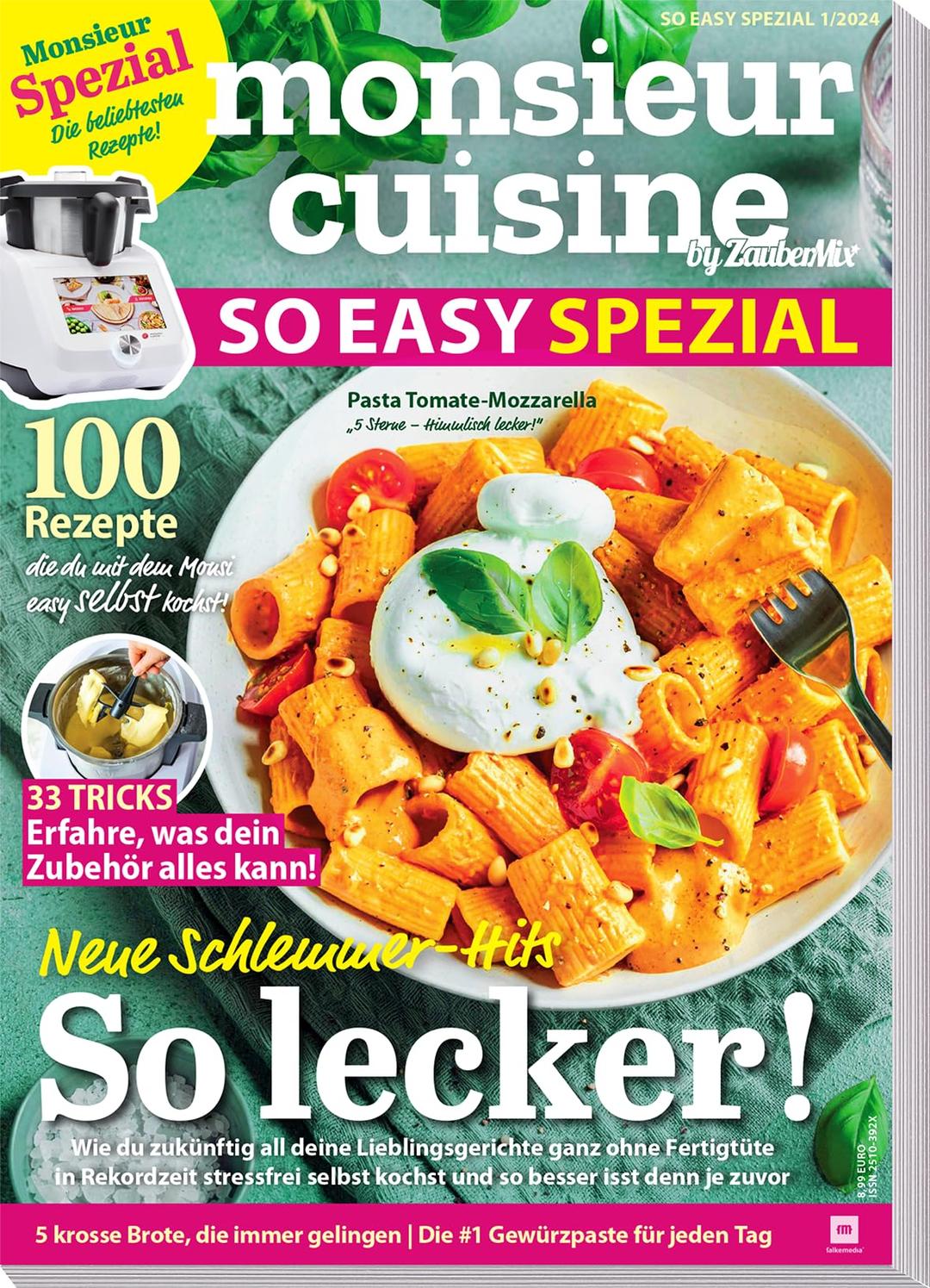 Monsieur Cuisine by Zaubermix - Sonderheft - SO EASY SPEZIAL - 100 Rezepte - 33 Zubehör Tricks