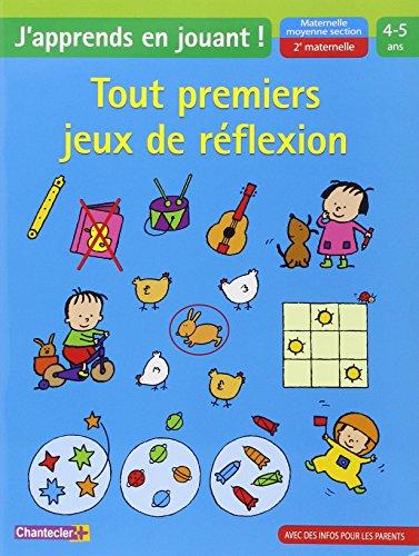 Tout premiers jeux de réflexion, maternelle moyenne section-2e maternelle, 4-5 ans