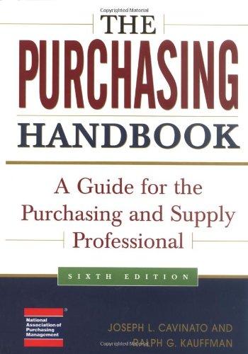 The Purchasing Handbook