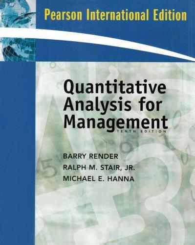 Quantitative Analysis for Management