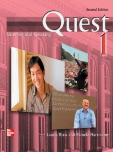 Quest Level 1 Listening and Speaking Student Book with Audio Highlights [With Access Code] (Quest (McGraw-Hill))