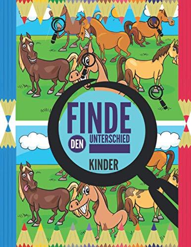 Finde den Unterschied: Fehler suchen buch kinder ab 6 Jahre, 63 kniffelige Suchbilder mit Lösungsteil.