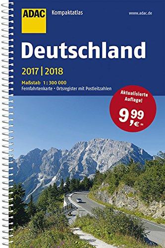 ADAC Kompaktatlas Deutschland 2017/2018 1:300 000 (ADAC Atlanten)