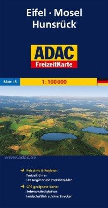 ADAC FreizeitKarte, Bl.18, Eifel, Mosel, Hunsrück