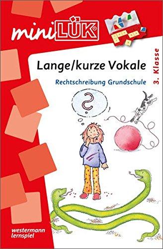 miniLÜK: Lange / kurze Vokale: Rechtschreibung Grundschule ab 3.Klasse