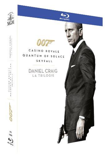 Coffret james bond, daniel craig : skyfall ; casino royale ; quantum of solace [Blu-ray] [FR Import]