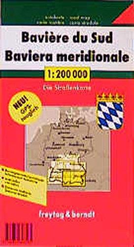 Serie Deutschland / Maßstab 1:200.000: Freytag Berndt Autokarten, Bayern Süd: Road Map (freytag & berndt Auto + Freizeitkarten)