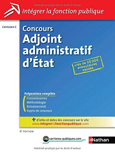 Concours adjoint administratif d'Etat : catégorie C