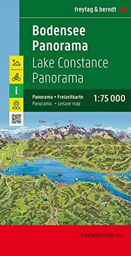 Bodensee Panorama, Freizeitkarte 1:75.000: Mit Panoramakarte (freytag & berndt Auto + Freizeitkarten)