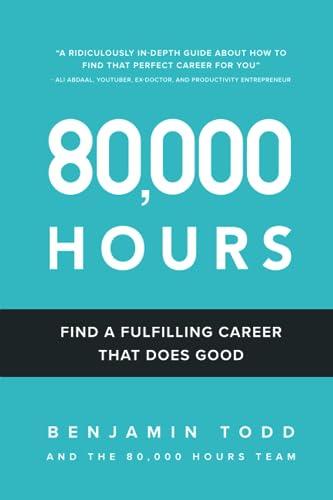 80,000 Hours: Find a fulfilling career that does good.