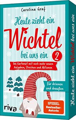 Heute zieht ein Wichtel bei uns ein 2: Das Kartenset mit noch mehr neuen Aufgaben, Streichen und Aktionen für drinnen und draußen. Familien-Spaß für Advent und Weihnachten