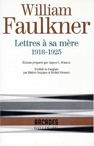 Lettres à sa mère : 1918-1925