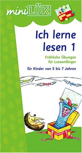 LÜK-mini-Set Ich lerne lesen: miniLÜK: Ich lerne lesen 1: Fröhliche Übungen für Leseanfänger für Kinder von 5 bis 7 Jahren