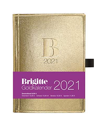 Brigitte Goldkalender 2021 - Buchkalender - Taschenkalender - Lifestyle - 10x14