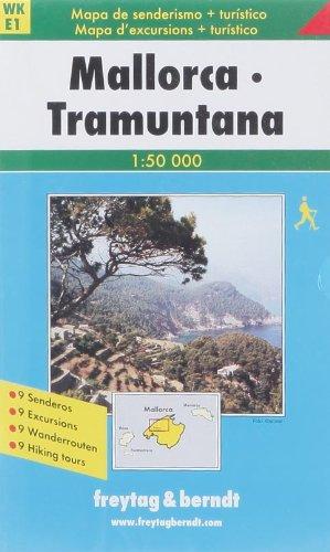 Freytag Berndt Wanderkarten, Mallorca Tramuntana: Walking Map (Walking Maps)