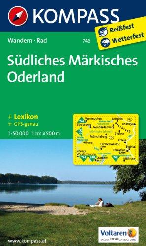 Südliches Märkisches Oderland: Wanderkarte mit Kurzführer und Radwegen. GPS-genau. 1:50000