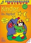 Fensterbilder-Malbuch, Kinder im Herbst