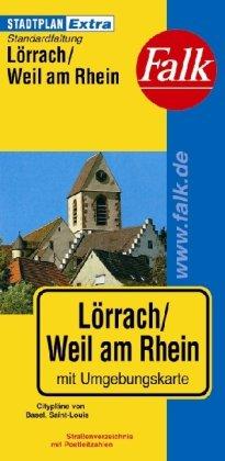 Falk Stadtplan Extra Standardfaltung Lörrach/Weil am Rhein