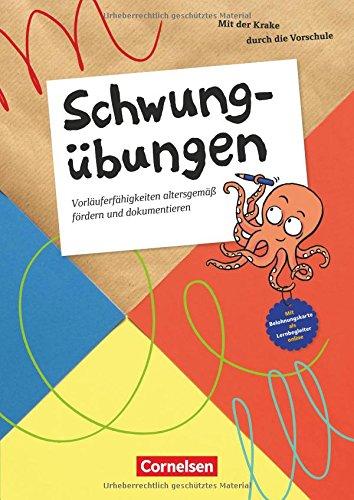 Mit der Krake durch die Vorschule / Schwungübungen: Vorläuferfähigkeiten altersgemäß fördern und dokumentieren. Kopiervorlagen