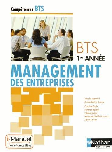 Management des entreprises BTS 1re année