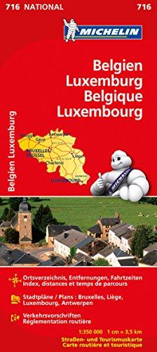 Belgien Luxemburg (Michelin Nationalkarte)