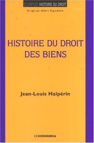 Histoire du droit des biens