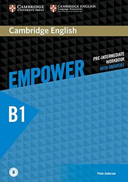 Cambridge English Empower B1: Workbook + downloadable Audio. Für Erwachsenenbildung/Hochschulen.