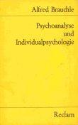 Psychoanalyse und Individualpsychologie.