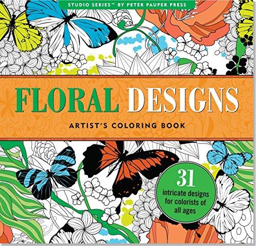 Floral Designs Artist's Coloring Book (Studio)