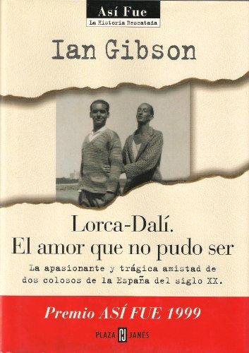 Lorca/dali - el amor que no pudo ser