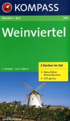 Weinviertel 1 : 50 000: Wandern / Rad. 2-teiliges Set mit Naturführer. GPS-genau