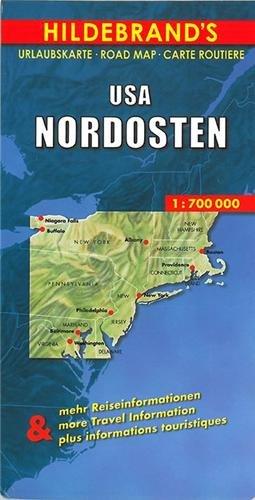 Hildebrand's Urlaubskarten, USA, Nordosten (Hildebrand's USA maps)