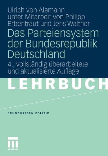 Das Parteiensystem der Bundesrepublik Deutschland (Grundwissen Politik) (German Edition)