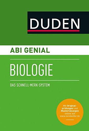 Abi genial Biologie: Das Schnell-Merk-System (Duden SMS - Schnell-Merk-System)