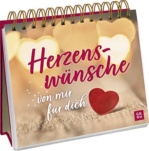 Herzenswünsche von mir für dich: Aufsteller mit emotionalen Texten und stimmungsvollen Zitaten als Geschenk für Lieblingsmenschen