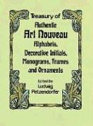 Treasury of Authentic Art Nouveau: Alphabets, Decorative Initials, Monograms, Frames and Ornaments (Dover Pictorial Archive Series)