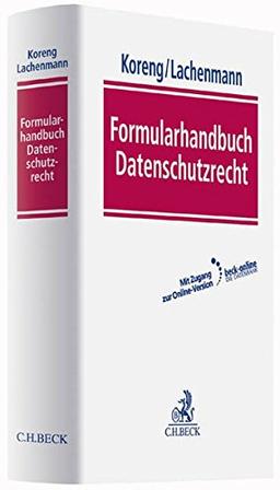 Formularhandbuch Datenschutzrecht