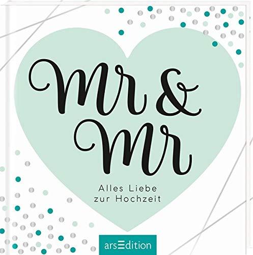 Mr & Mr - Geschenkidee für gleichgeschlechtliche Paare / zur Ehe für alle: Alles Liebe zur Hochzeit