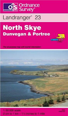 North Skye, Dunvegan and Portree (Landranger Maps)