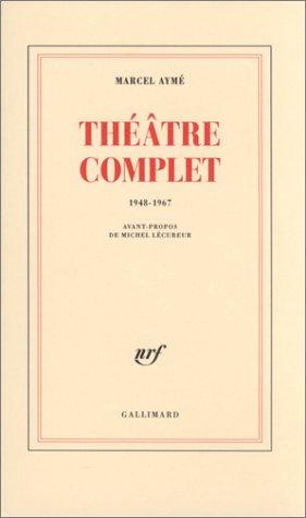 Théâtre complet : 1948-1967