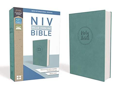 NIV, Value Thinline Bible, Leathersoft, Teal, Comfort Print