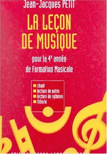 Leçon de musique - 4ème année