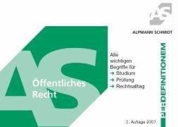 Definitionen Öffentliches Recht