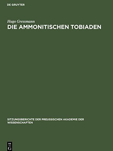 Die ammonitischen Tobiaden