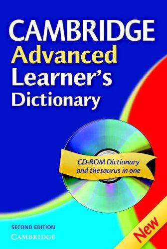 Cambridge Advanced Learner's Dictionary Paperback with CDROM