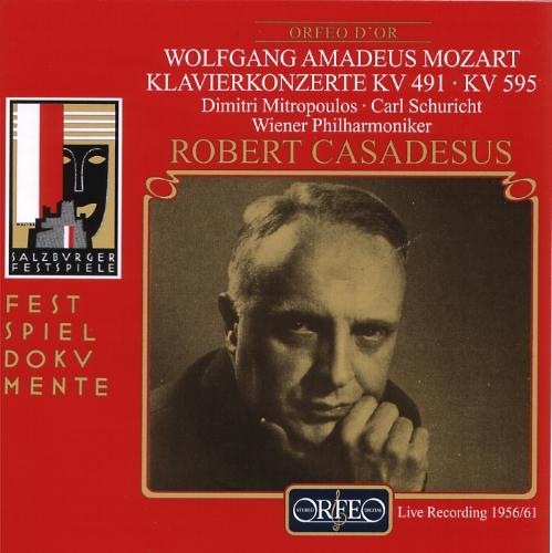 Casadesus spielt Mozart (Klavierkonzerte) (Aufnahme Live Salzburger Festspiele 1956 / 1961)9.08. /