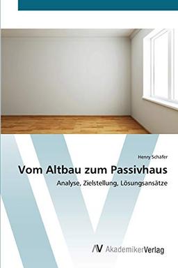 Vom Altbau zum Passivhaus: Analyse, Zielstellung, Lösungsansätze