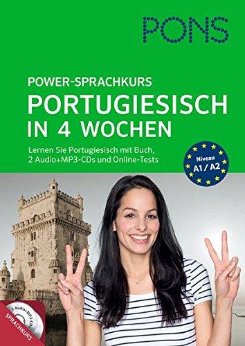 PONS Power-Sprachkurs Portugiesisch: Lernen Sie Portugiesisch mit Buch, 2 Audio+MP3-CD's und Online-Tests