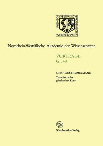 Tieropfer in der griechischen Kunst (Nordrhein-Westfälische Akademie der Wissenschaften)