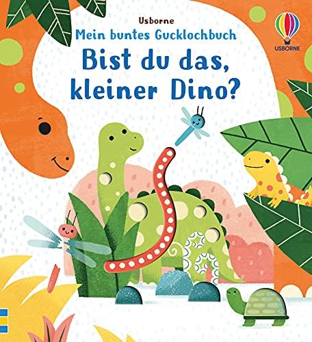 Mein buntes Gucklochbuch: Bist du das, kleiner Dino?: ab 6 Monaten